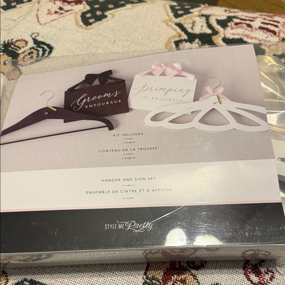 Wedding!! Style Me Pretty Hanger and Sign Set